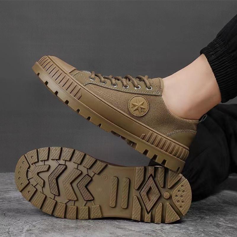 Herren Arbeitsschuhe Plateau Rutschfest Abriebfest Atmungsaktiv Trainingsschuhe Sommer Outdoor Fahren Klettern Freizeit Zapatos Hombre