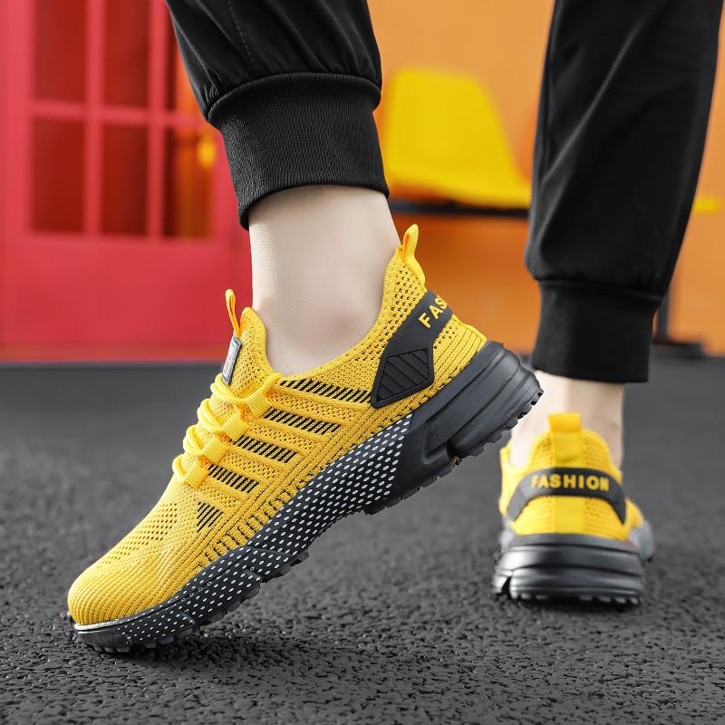 New Men Running Shoes Breathable Outdoor Sports Shoes Lightweight Sneakers for Men Comfortable Athletic Training Footwear