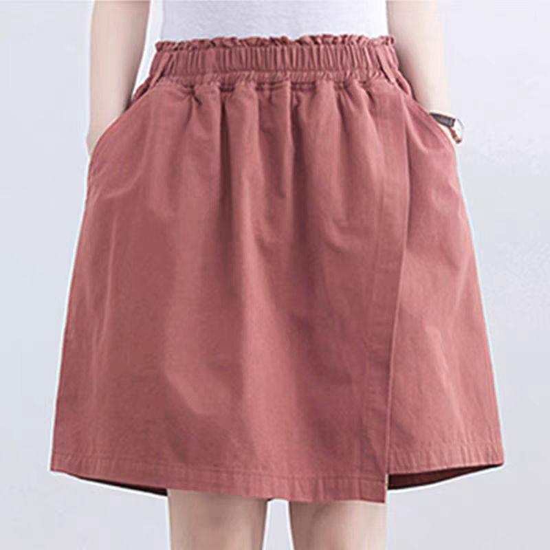 

ZANZEA Women Casual Elastic Waist Summer Loose Short Pants S камео розовый