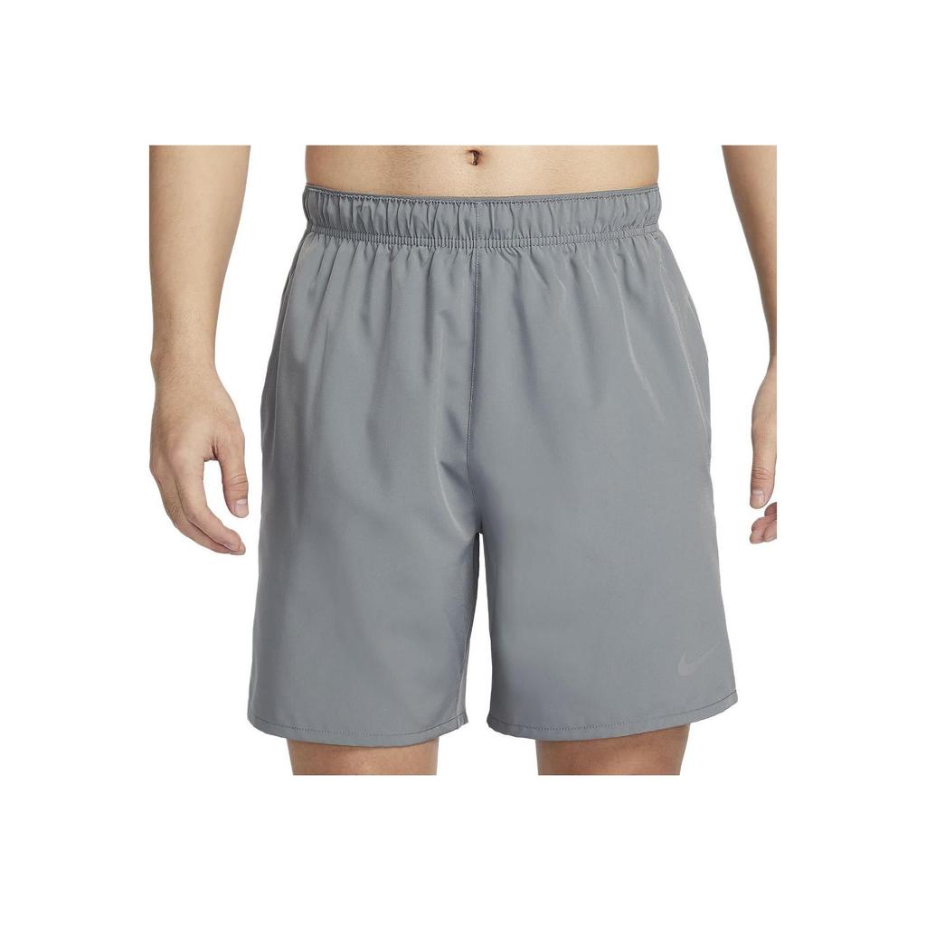 Nike Solid Color Logo Drawstring Shorts Men Bottoms Silver DV9345-084