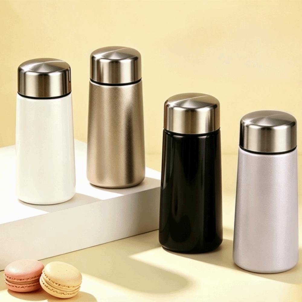 Lightweight Mini Thermoses Cups 304 Stainless Steel Thermal Bottle Pocket Insulated Cup Camping