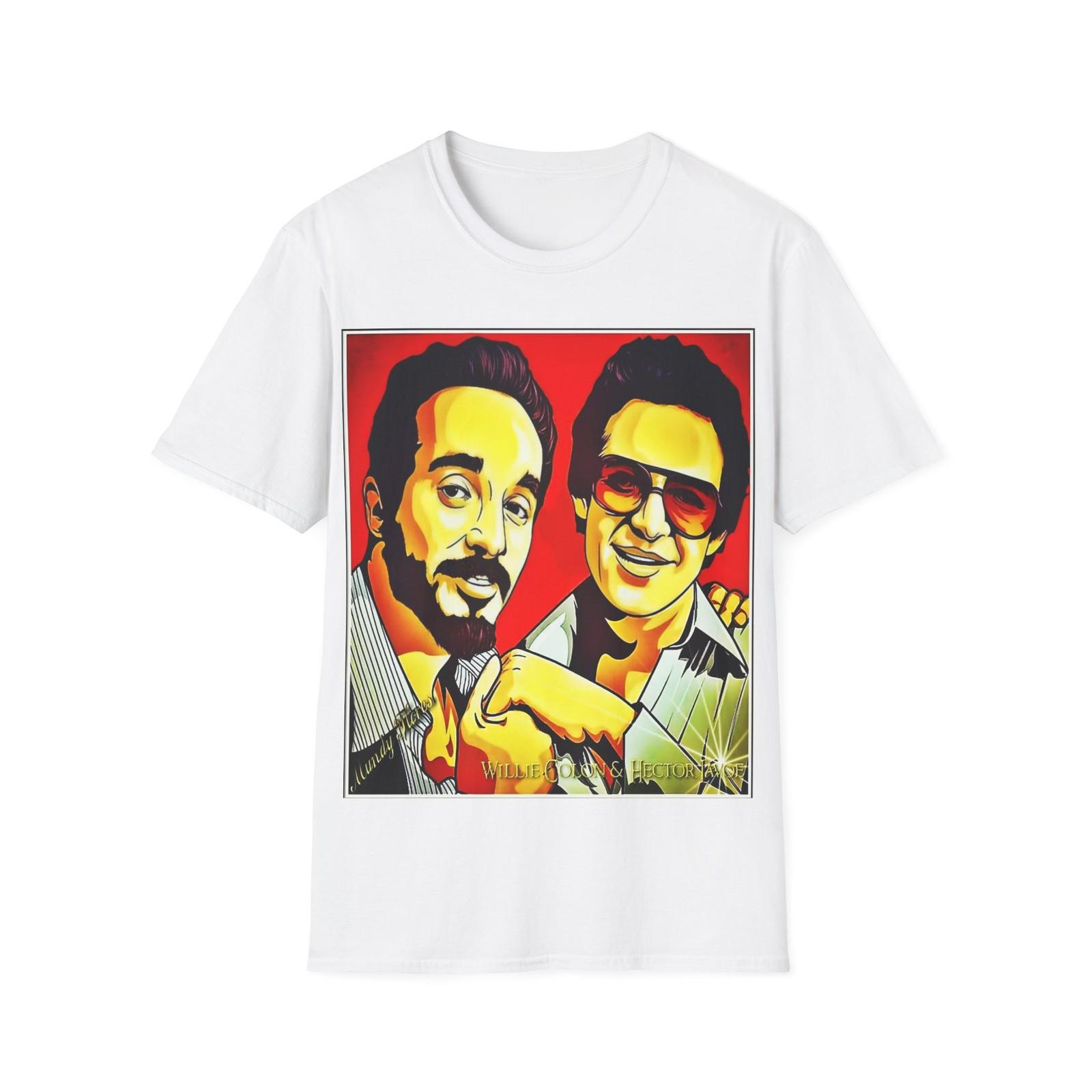 Unisex Soft style T-Shirt. Willie Colon and Hector Lavoe XXL