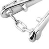 Cattle Nose Ring Livestock Stainless Steel Livestock Cow Nose Cattle Nose Pliers Bovine Clip with Inch Chain Pulling Tool for Farm Ranch Veterinary