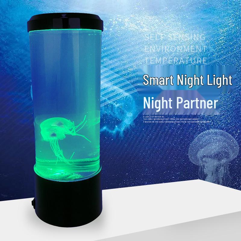 New LED Bionic Jellyfish Night Light for Living Room Decor