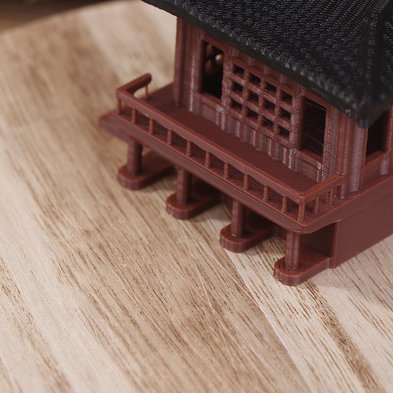 Pavilion Dekorationen Pagode Statue Outdoor Fisch Tank Schmuck Zen Garten Aquarium Ornament Bonsai Landschaftsbau