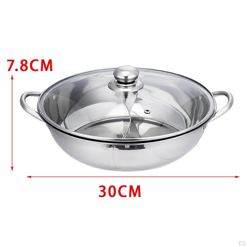 Pot Cooking Mandarin Duck Cookware Two Flavor Soup Japanese for