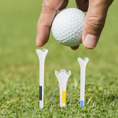 30Pcs Plastic Golf Tees Anchor Portable Low Friction Sturdy Practice Tool Stable Golf Tees for Outdoor Training Sports Exercise