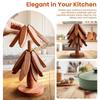 Tree Design Stand Wooden Trivets Decorative Anti Scald Heat Resistant Table Mat Coaster Wood Placemats Pot