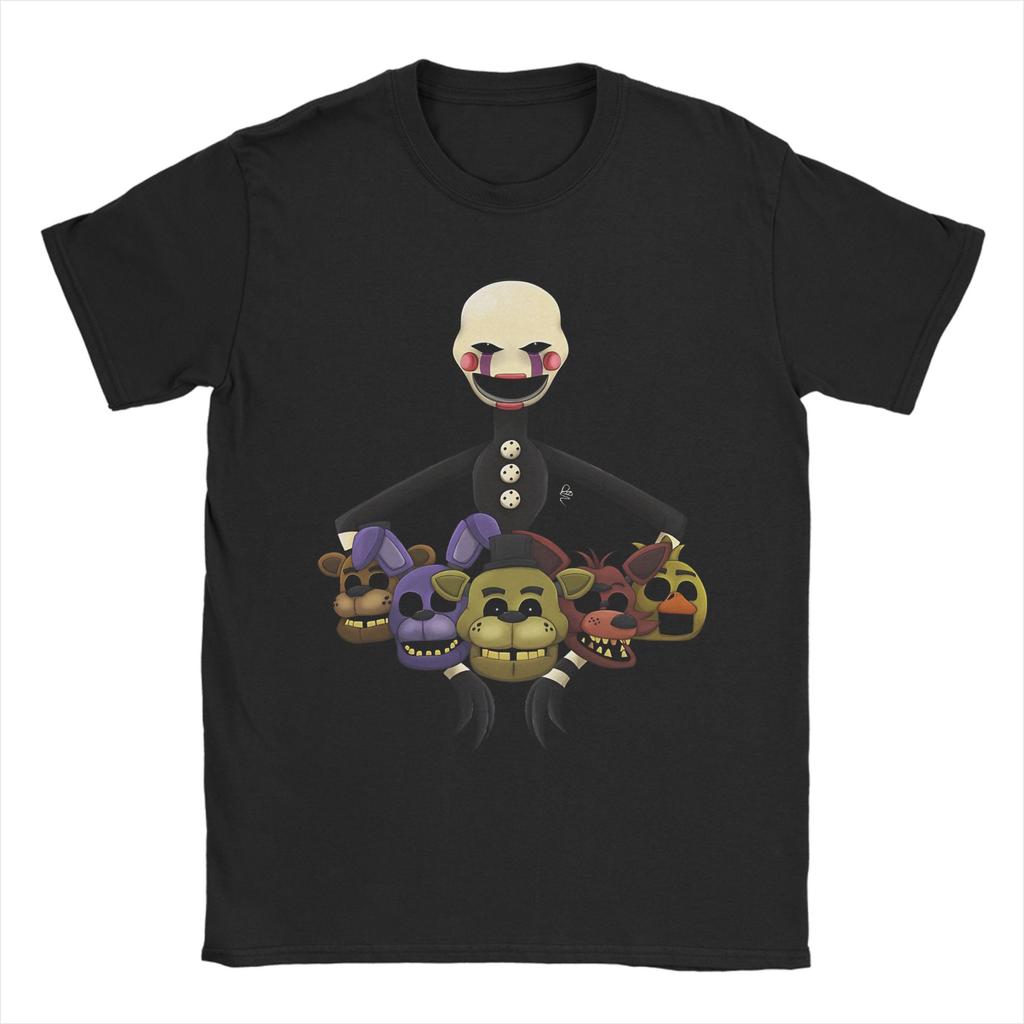 Men Women Graphic Printing FNAF At Freddys Tee T Shirt 100% Cotton T-shirts Clothing