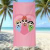 Cartoon Flying Little Policewoman Microfiber Beach Towel Quick-Drying Water-Absorbing Children'S Swimming Bath Towel Travel Portable Large Ruler