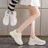 New Spring 2025 Fashionable Thick-soled Height-increasing Casual Single-shoe Mesh Lightweight Running Women's Shoes