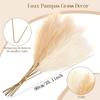 90/120CM 1Pcs Fluffy Pampas Grass Bouquet for Wedding Home Party Vase Decoration Boho Fake Plant Reed Flowers Arrangement