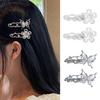 Fashionable Cats Eye Stone Hair Barrette Butterfly Hair Accessory Aesthetic Hair Pin for Daily Wear and Formal Event