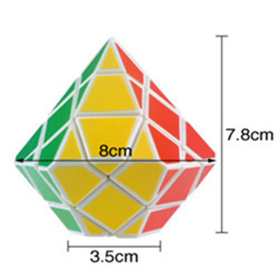 Diansheng Diamond Hexagonal Dipyramid Stone Axis 3X3X3 Shape Mode Magic Cube Puzzle Education Toys For Kids Magico Cubo