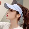 New Women Outdoor Sun Hats Men Adjustable Visor UV Protection Top Empty Solid Sport Tennis Golf Running Sunscreen Baseball Cap