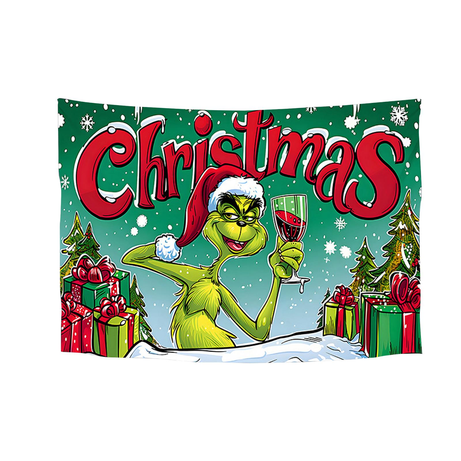 

Merry Christmas Photo Merry Christmas Banner Xmas Winter Holiday Party Decorations And Supplies For Home-78×59 One Size