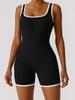Fashion Colorblock Yoga Slimming Jumpsuit - Sexy, Tight, Breathable, High-Elasticity Sport Suit