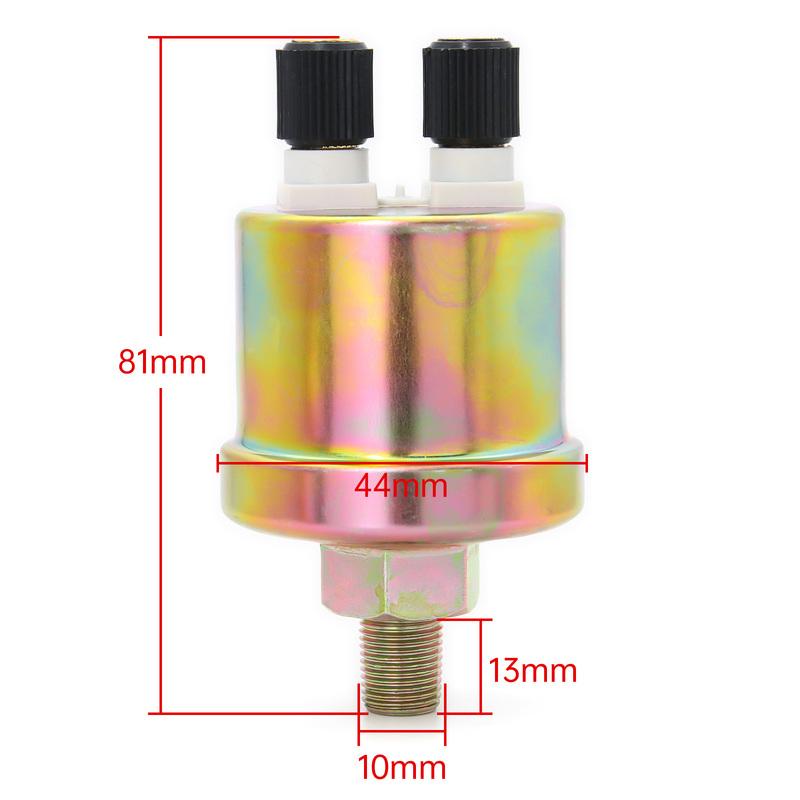 Universal Oil Pressure Sensor 0-5BAR 0-10BAR 1/8NPT Generator Part 10mm Stainless Crew Plug Oil Pressure Sensor ized