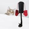Cats Punching Bag Toy Teaser Toy with Boxing Gloves for Felines Cats Plaything Gift for Indoor Felines