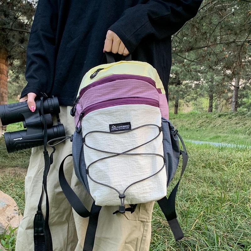 Schoolbag1011 New Outdoor Hiking Lightweight Waterproof Backpack Boys and Girls Couple Casual Hiking Bag Student School Bag