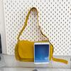 Women's Casual Nylon Crossbody Bag Lightweight Large Capacity Shoulder Bag Messenger Bag for Daily Work School Travel Solid Color Simple Style