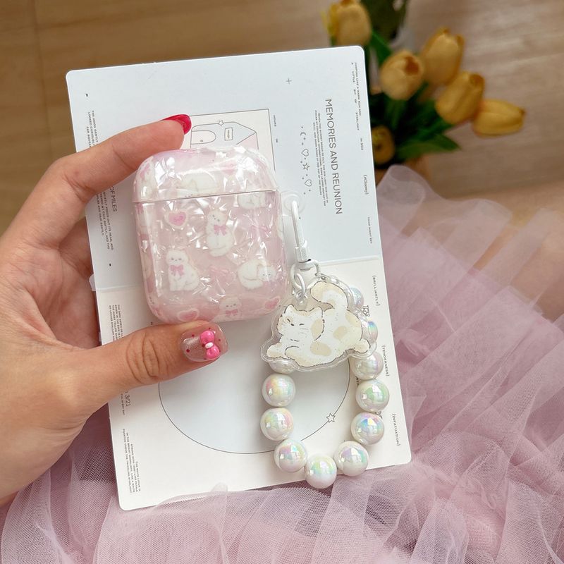 

Защитный чехол Pro2 Защитный чехол для Airpods4 Активное шумоподавление Чехол для Bluetooth-наушников Apple 3-го поколения Pro 2 Рукава для наушников Корейский Милый Веселый Apple Airpods Pro [Fritillaria Heart Cat] Pendant