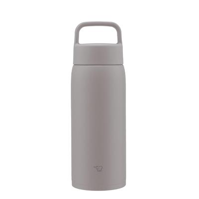 Zojirushi Mahobin Stainless Mug Water Bottle 800ml Handle Screw TypeSeamless 2 Care Points Mineral Gray SU-DA80-HM