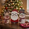 Small Wood Christmas Rustic Farmhouse Decor Cute Cat Tabletop Ornaments Wooden Kitty Figurine Creative Stocking