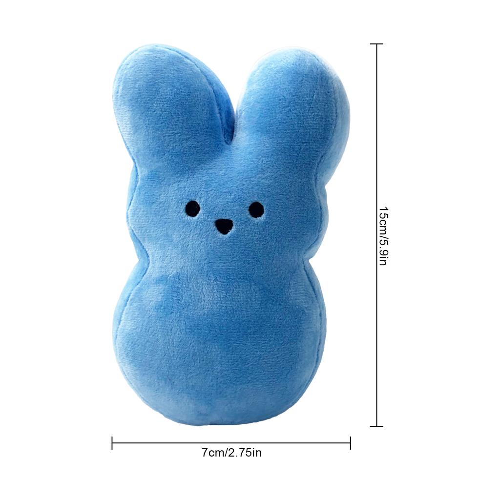 Peeps Bunny Ornament Easter Cartoon Bunny Ornament Easter Decoration Easter Plush Bunny (Green)