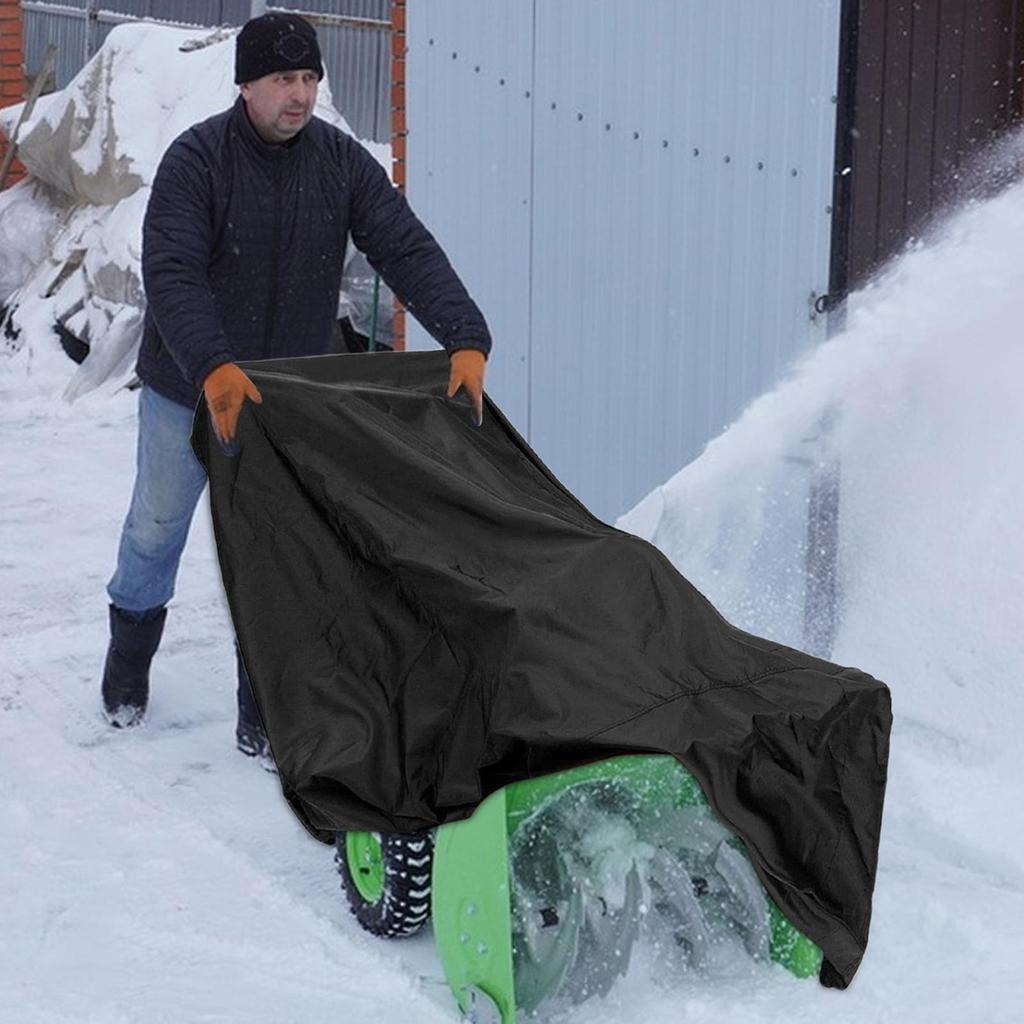 Snow Blower Covers Waterproof Mower Protector Dustproof Snow Blower Cover For Patio Driveway Garden Roof Garage Sidewalk Deck