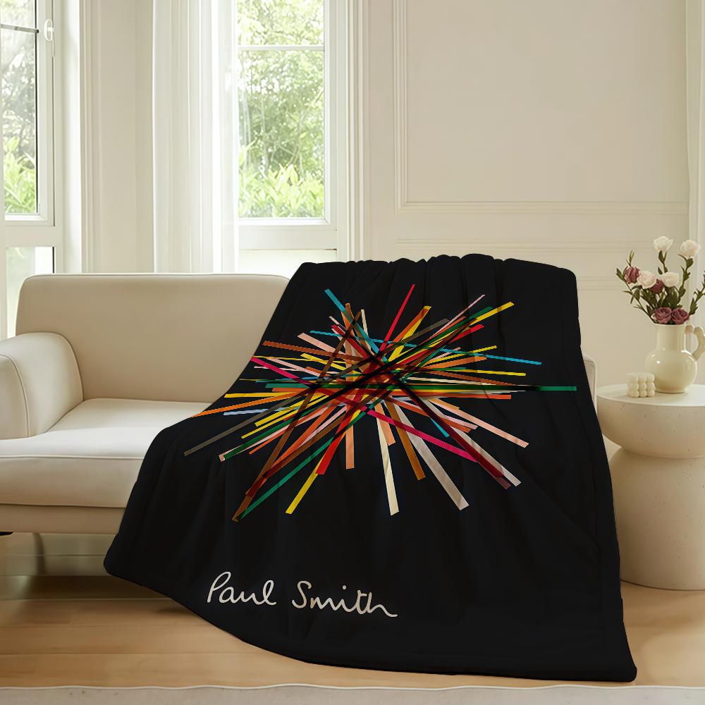 Fashion print P Paul S Smith Blanket For Sofa Office Bed Plane Travel Sleep Read Relax Camping Soft And Warm