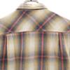 Ron Herman made in Japan Check Pattern Long sleeve Flannel shirt S beige Men's Used