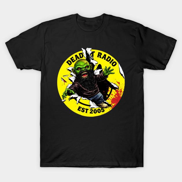 Men Black Print T-shirt Deadpit Radio Est. 2005 No-Cut Transfer Paper Print Cotton Tshirt 3XL чёрный