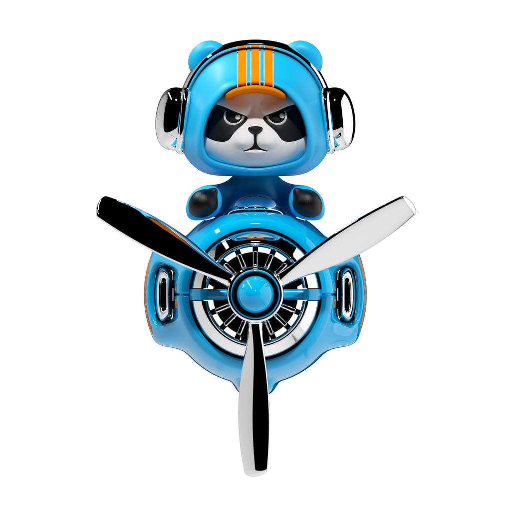New style shaking head gorilla Pilot Car Air Freshener perfume Automobile Interior Perfume Clip Car Ornament Accessories