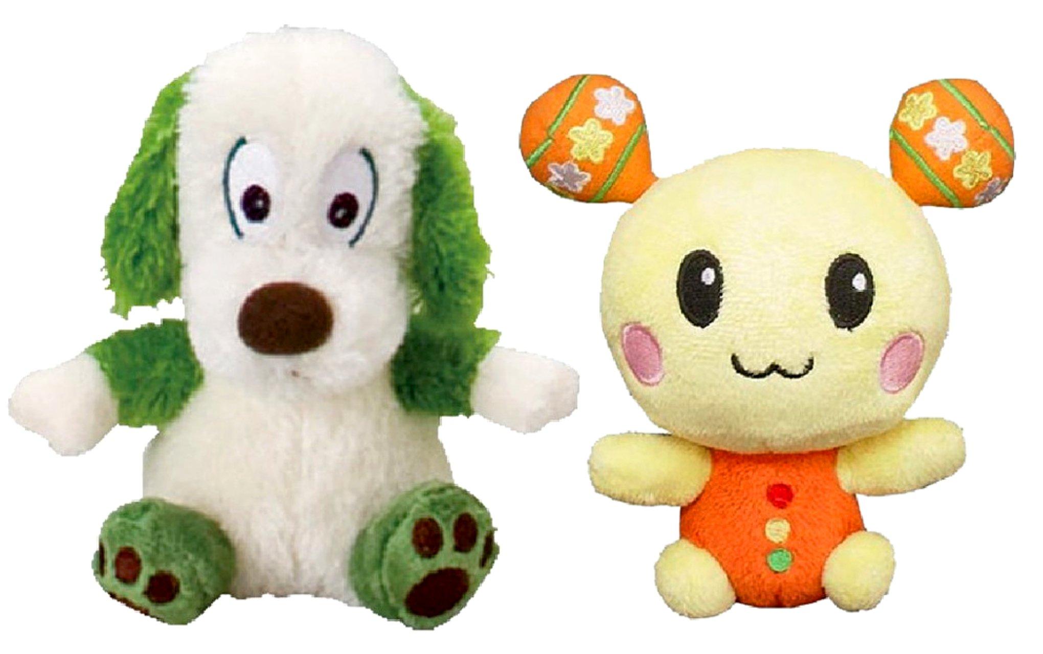 

Peek-a-boo Palm-sized stuffed animal set of 2 [WanwanUtan] approx. 11-13cm