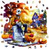 Unique Shape Wooden Jigsaw Puzzle Home Wooden Decor Christmas and Halloween Gift Toy For Teen And Kid