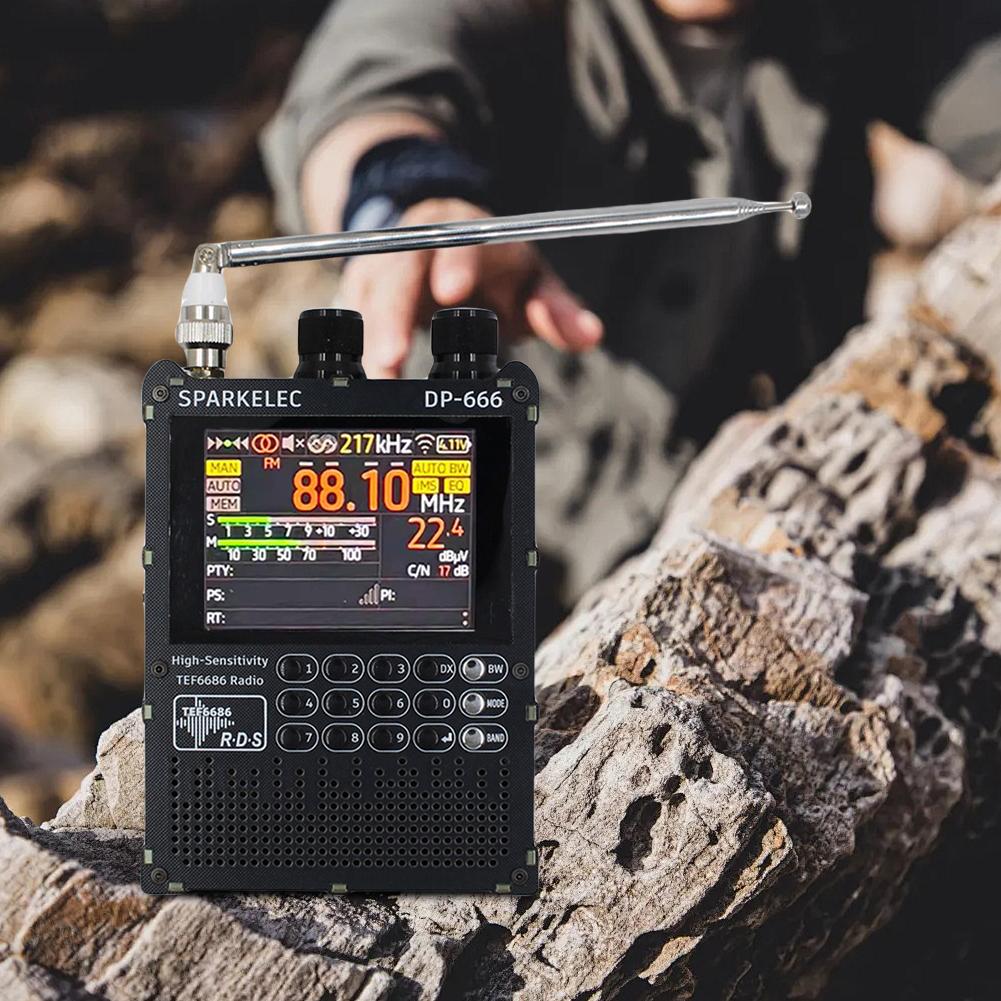 FM/LW/MW/SW Full Band Radio Battery Operated Radio DSP Full Band Portable Radio DP-666 TEF6686 Digital Radio Signal Generators