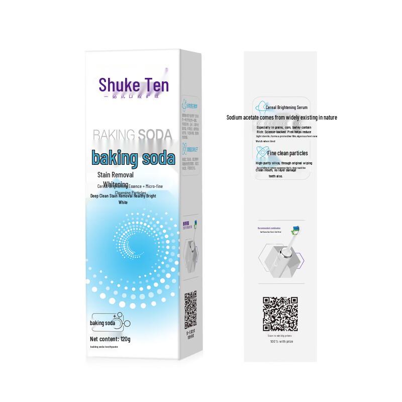 Shuke Anti-Cavity Baking Soda Peppermint Toothpaste