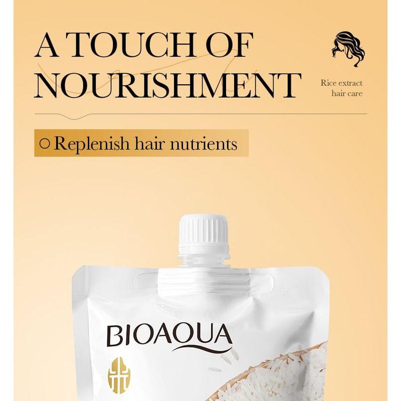BIOAQUA - Rice Raw Pulp Hair Mask 400g