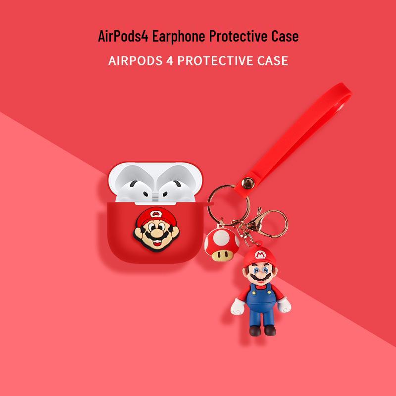Compatible Soft Protective Case for AirPods Pro 2, AirPods 4, and AirPods 3 Earphones