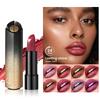 Diamond Pink Lipstick Shiny Pearl Sparkling Lip Gloss Makeup Pearlescent Red Sexy Metallic Glitter Lipstick Waterproof Cosmetics