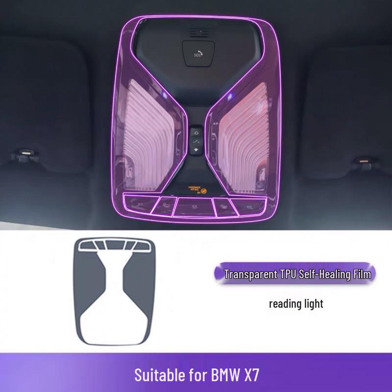BMW X7 23-24 Transparent Interior Center Console & Gear Shift Scratch Protection Film