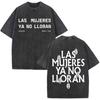 Singer Shakira A Las Mujeres Ya No Lloran Merch Graphic Clothing Vintage Washed Tshrit Loose Casual Comfort Teeshirt Streetwear