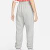 Nike High-Waisted Oversized Fleece-Lined Knit Joggers With Elastic Waist And Drawstring Women Bottoms Light-Grey DQ5888-063