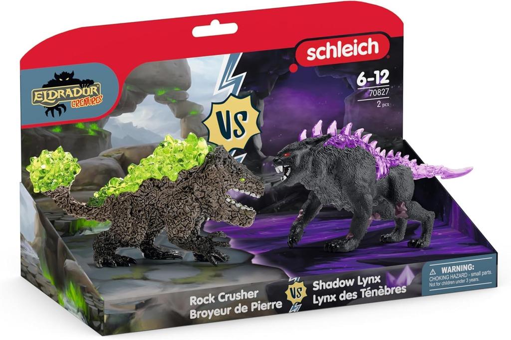 Schleich Eldorado Shadow Lynx vs. Rock Crusher 70827