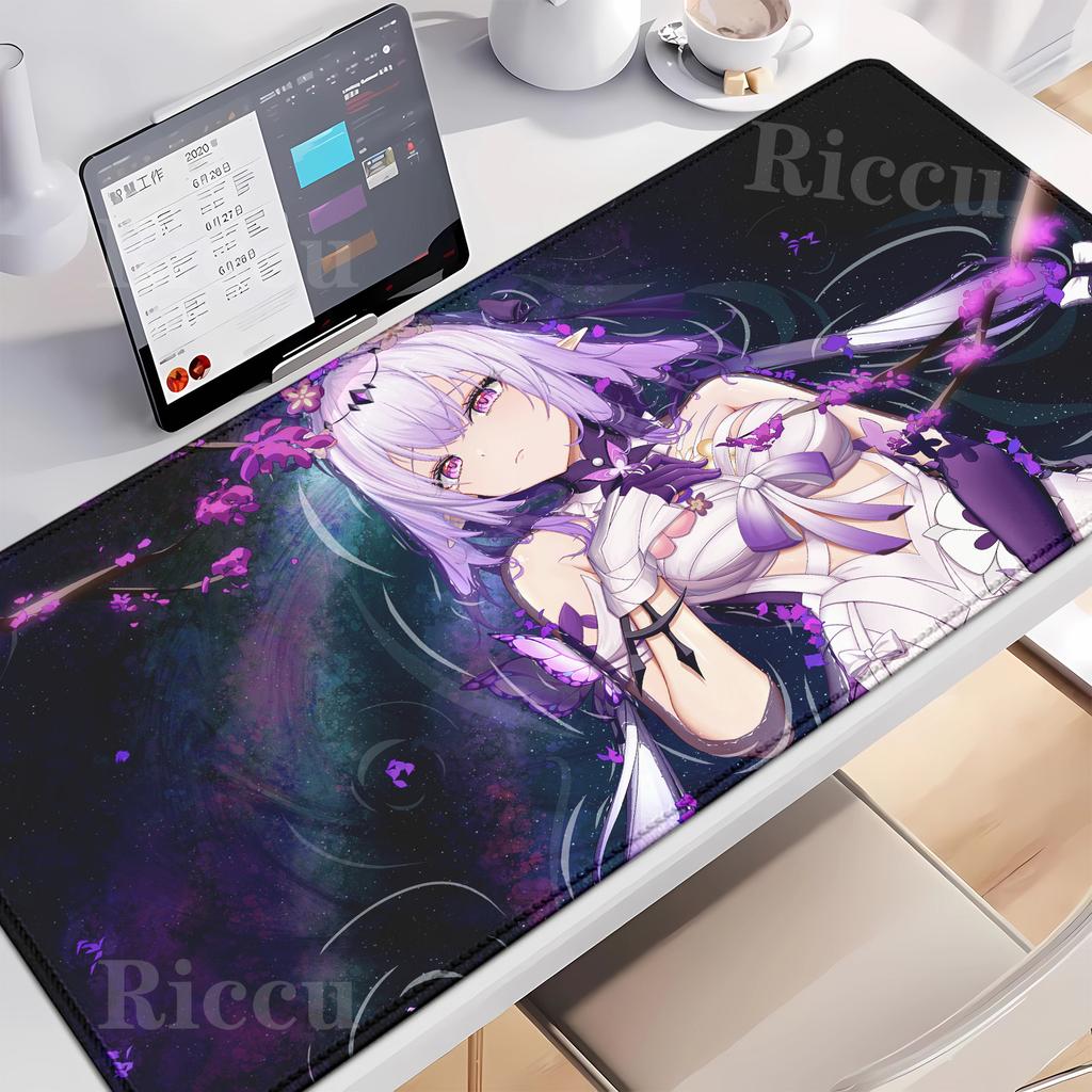 Honkai Star Rail Castorice Anime Large Gaming Mousepad Gamer Printing Mouse Pad Kawaii girl Keyboard Rubber Table Carpet DeskMat