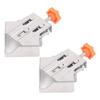 2Pcs Right Angle Clip Stainless Steel Mouth Closed 90 Degree Quick Corner Clamp for Woodworking