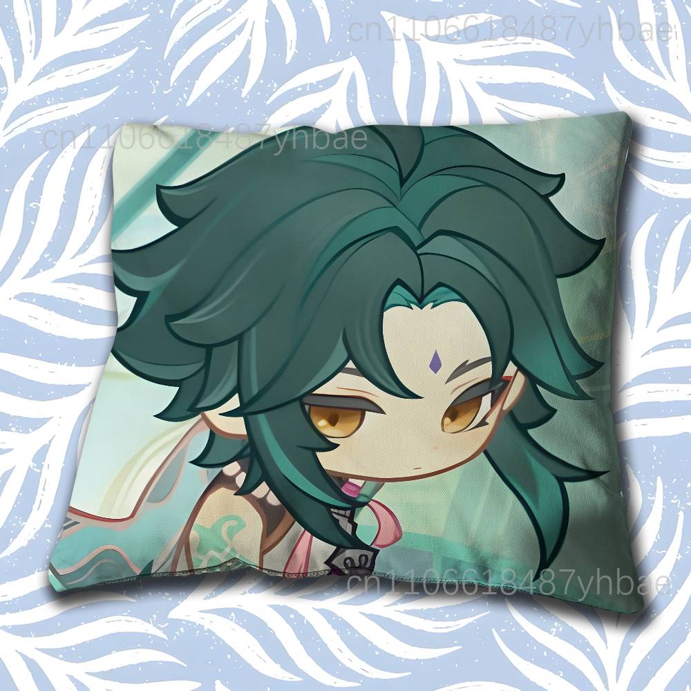 GGenshin Impact XIAO Pillowcases Cute Funny Pillow Case For Wedding Party Home Decor Comfy Pillow Cover