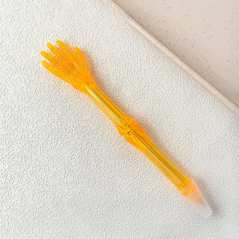 

Finger Design Pen Lightweight School Stationery Pen Cute Drawing Pen Portable For Drawing School Office жёлтый