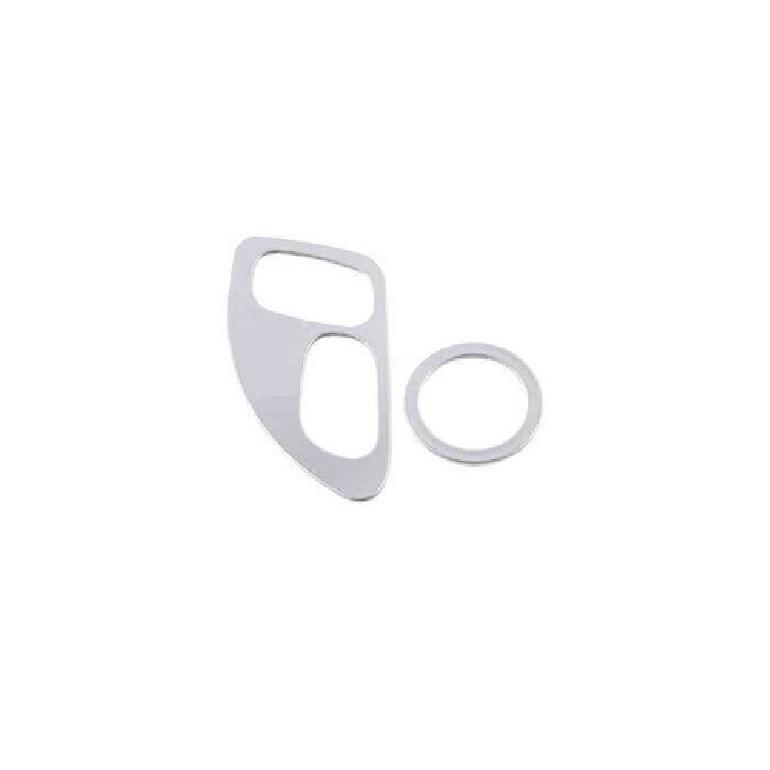 Seat Adjust Handle Button Panel 2X For Cadillac CT4-V CT4 Silver Steel 20-